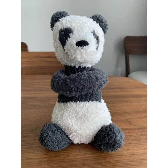 Jellycat London Bashful Panda Plush Stuffed Animal 12" Soft Toy Black White - Picture 7 of 10